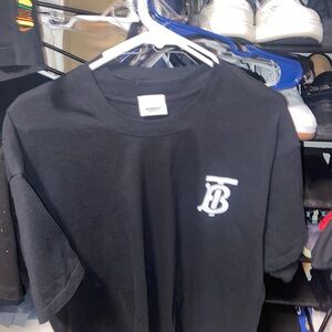 Burberry Black Crew Neck T-Shirt